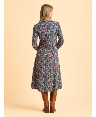 Women's Charlotte Long Sleeve Shirt Midi Dress