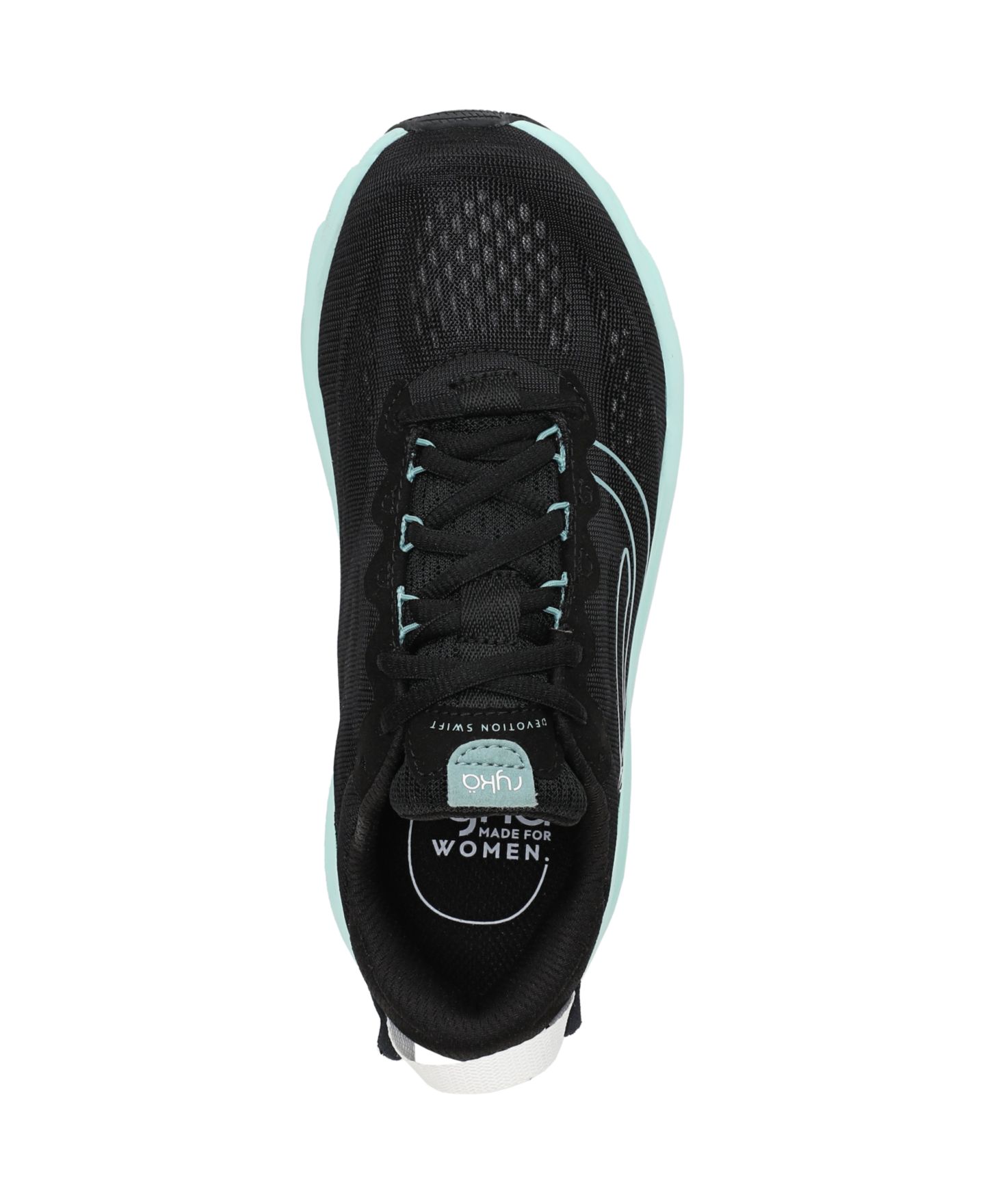 Женские кроссовки Ryka Devotion Swift Round Toe, цвет: Чёрный сетчатый — фото 4