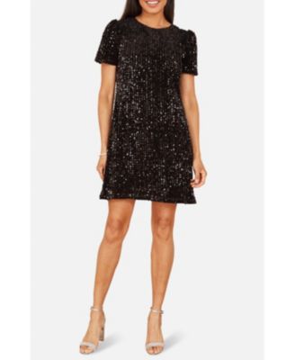 Women's Sequin Tunic Mini Dress