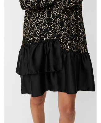 Women's MaNylindra Metallic Floral Print Dress