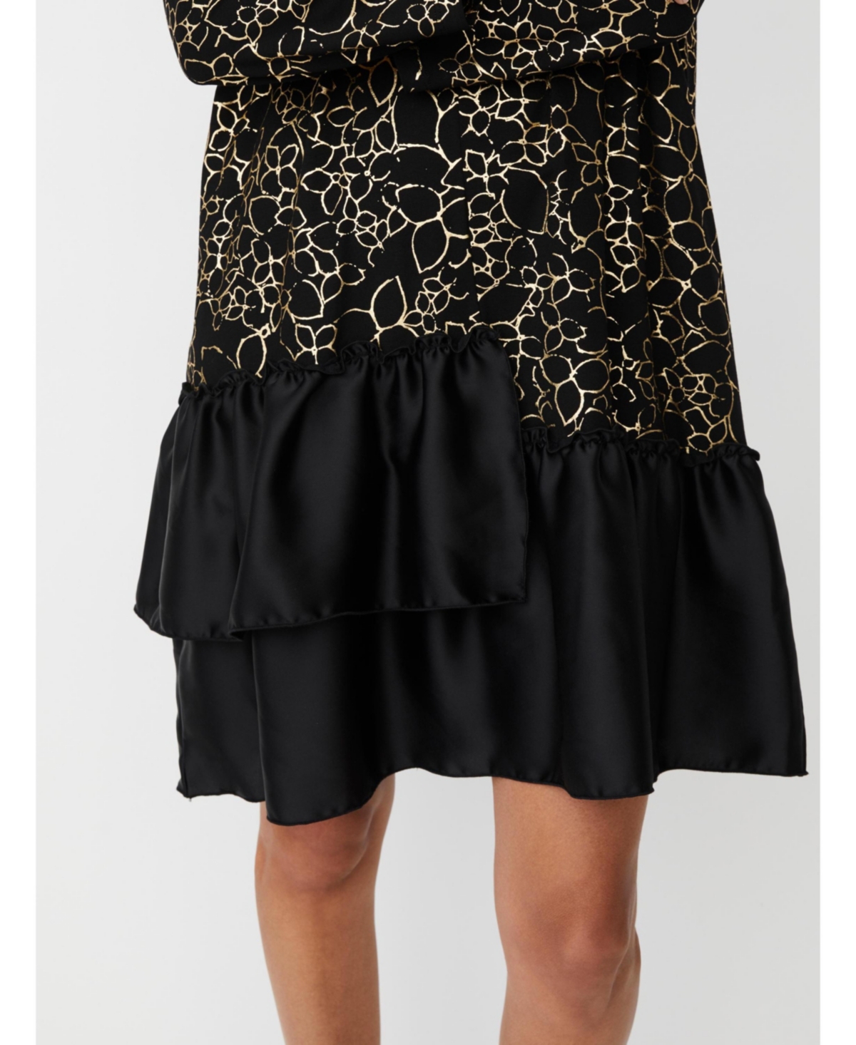 Masai Copenhagen Women's MaNylindra Metallic Floral Print Dress