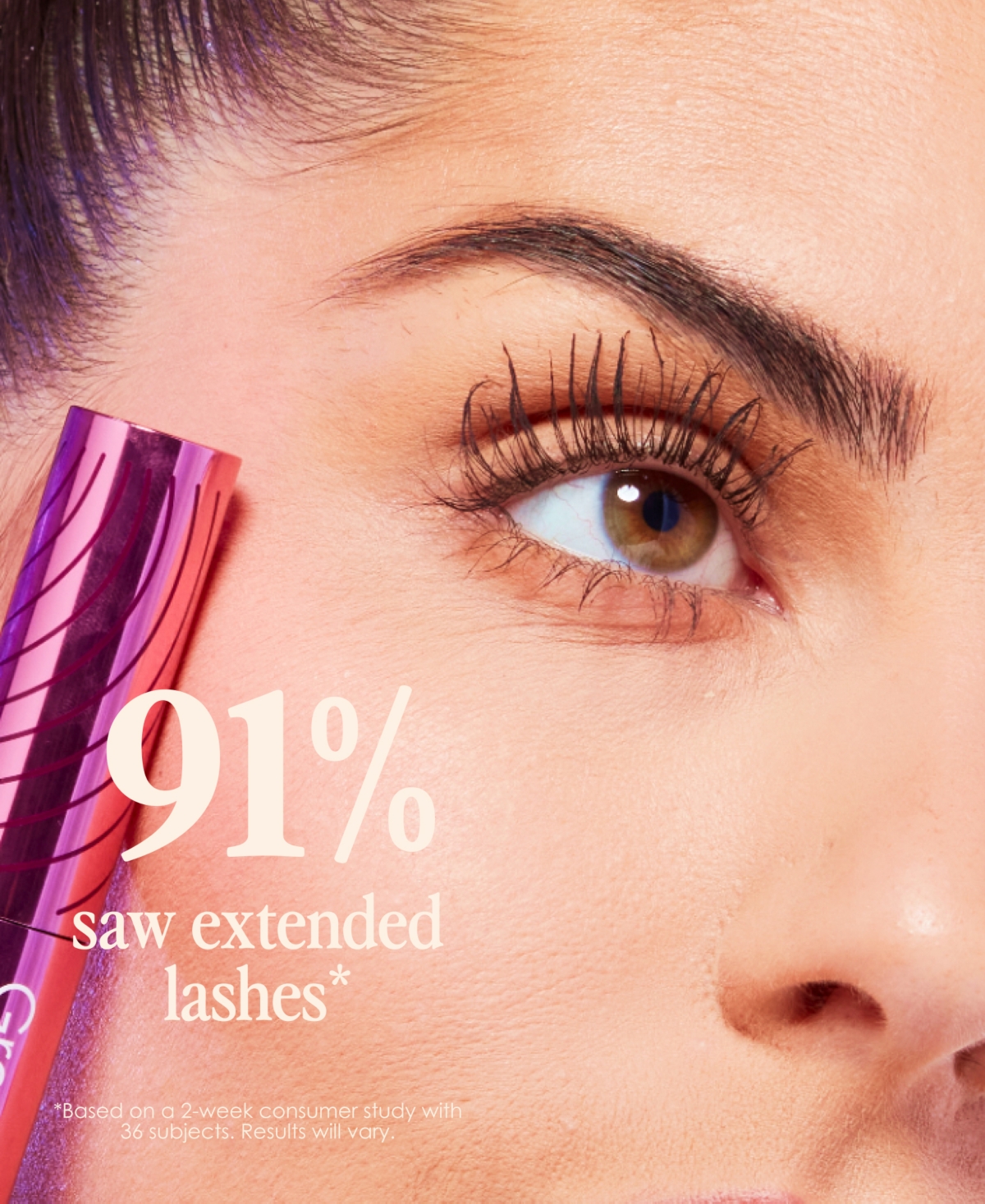 Grande Cosmetics GrandeWRAP Tubing Mascara with ProVitamin B5, 0.27 oz.