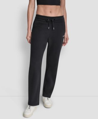 DKNY - Women's Metallic Bubble Open Leg Pull-On Pants