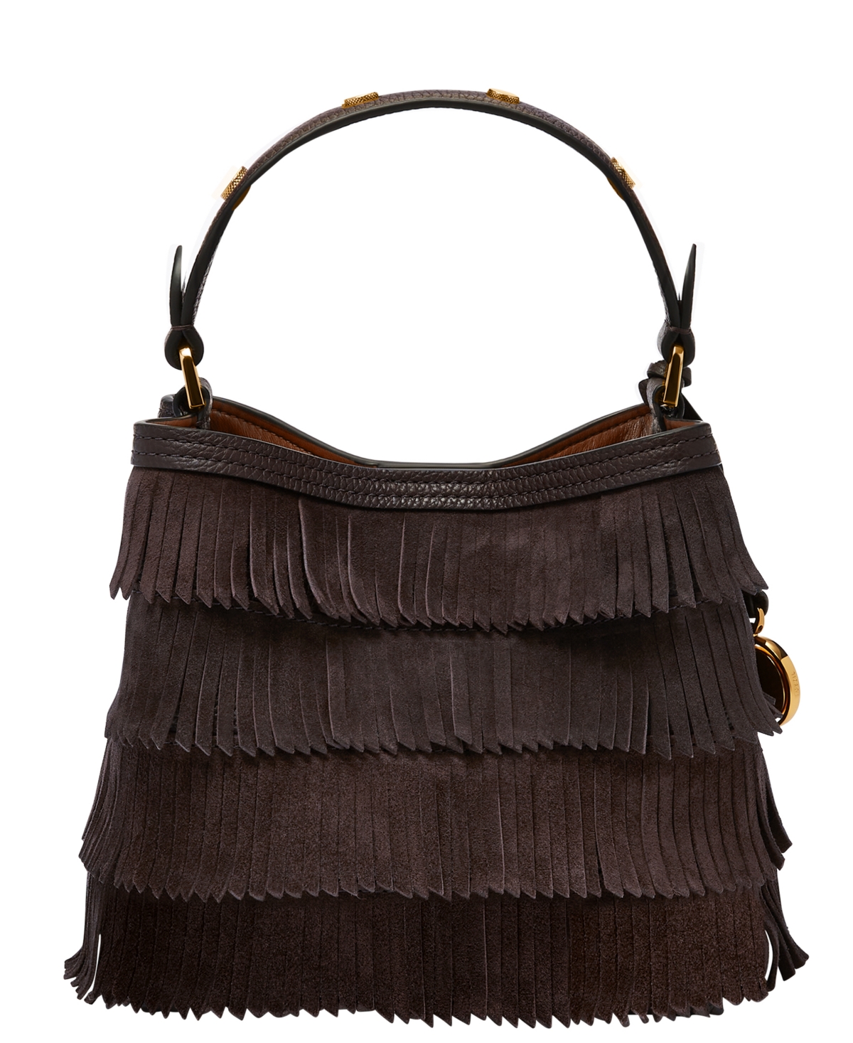 Fossil Jessie Bucket Shoulder Bag In Brown