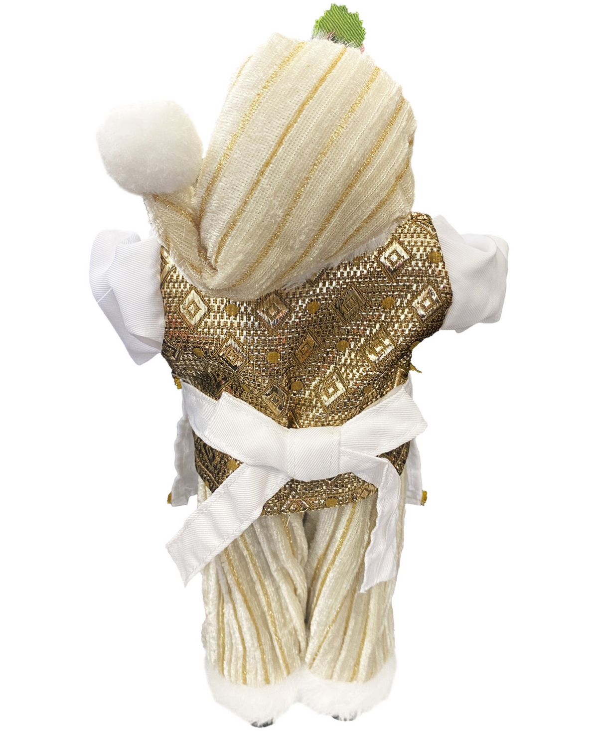 Santa's Workshop 12" When In Doubt Add More Wine Santa Claus In White