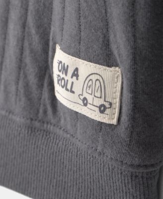 Baby Boys' Quilted Hoodie and Jogger Pants, 2-Piece Set