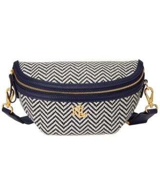 Lauren Ralph Lauren - Marcy Herringbone Woven Small Belt Bag
