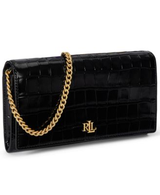 Croc-Embossed Medium Adair II Crossbody Bag