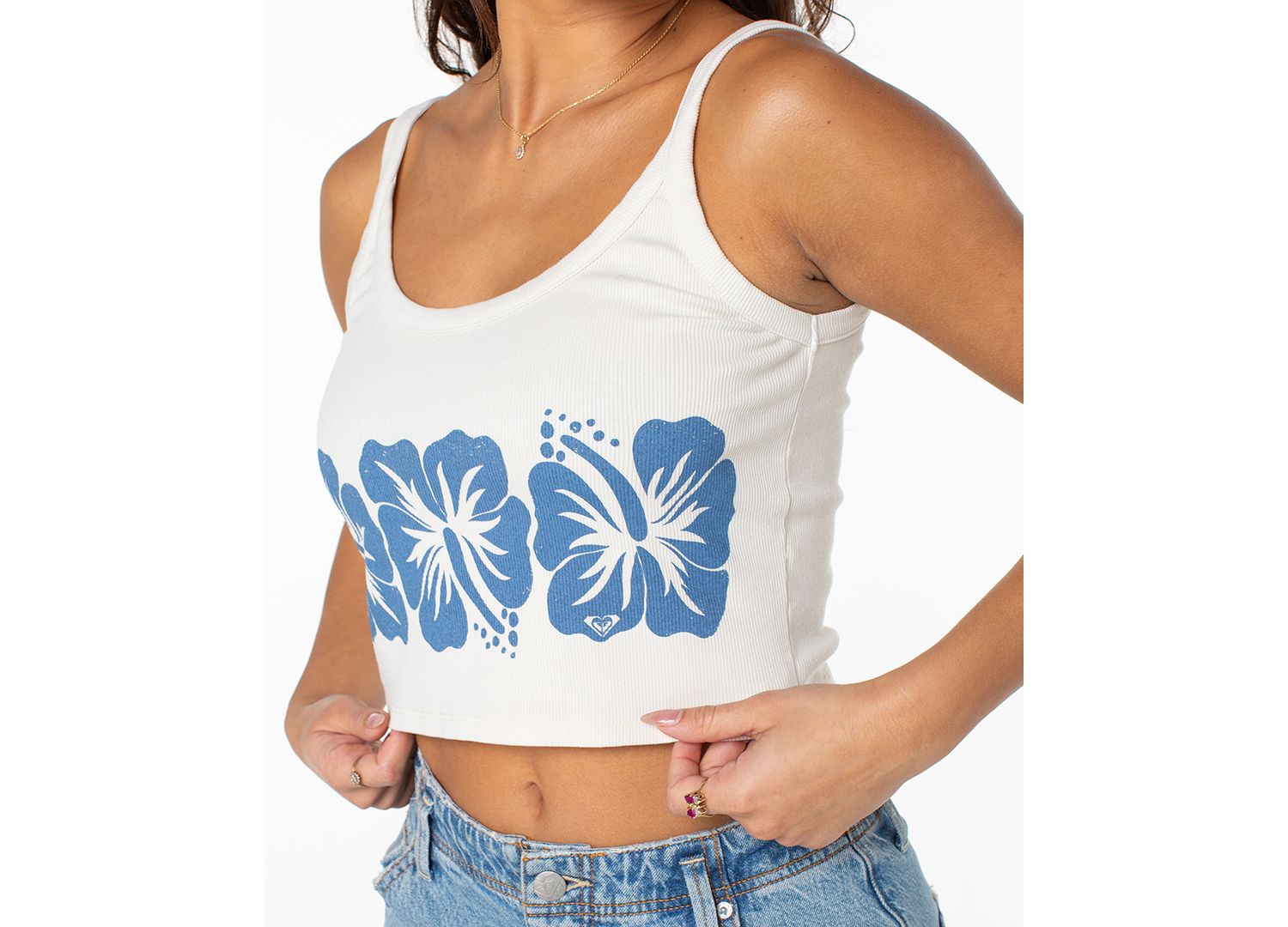 Women's Flower Block Wanderer Tank Top