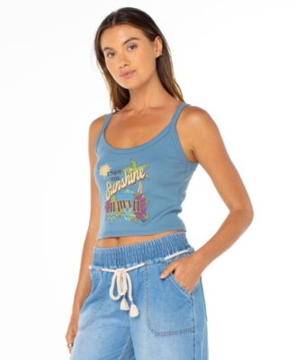 Women's Enjoy Sunshine Sleeveless Wanderer Tank Top