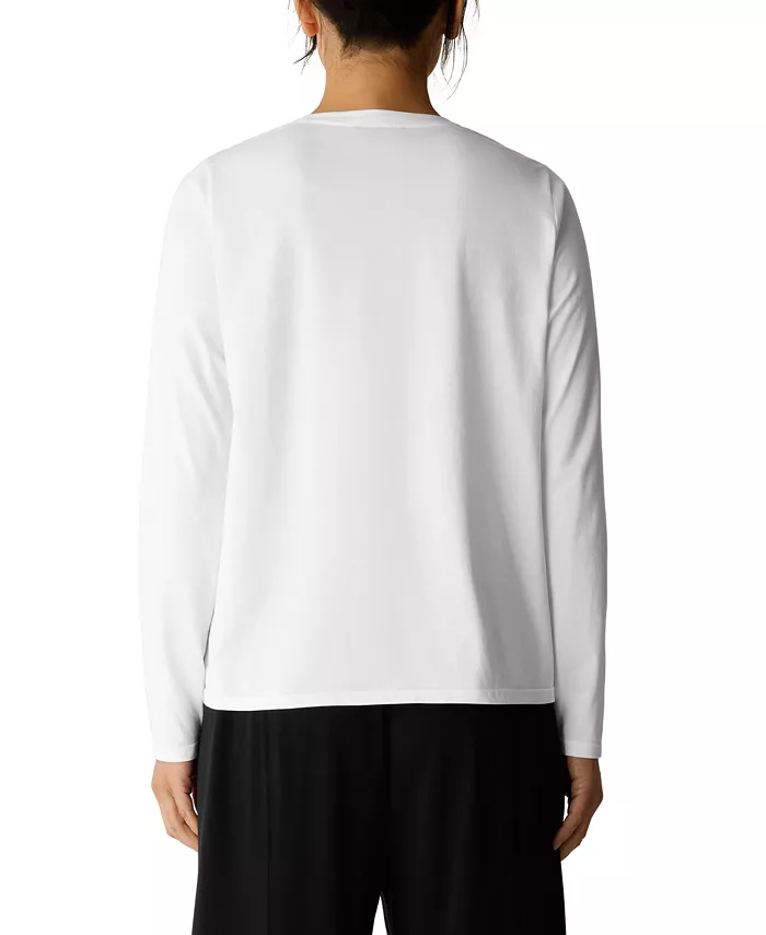 Women's Round Neck Long-Sleeve Top - thumbnail 4