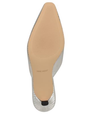 Women's Camenla Snip Toe Kitten Heel Mules