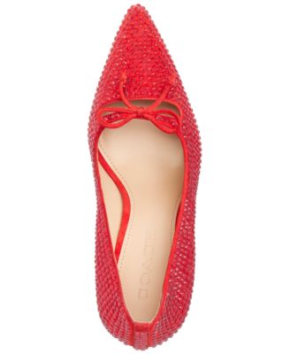 Women's Slip-On Pumps with Crystals