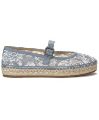 Women's Orlyna Burnout Lace Espadrille Mary Jane Flats