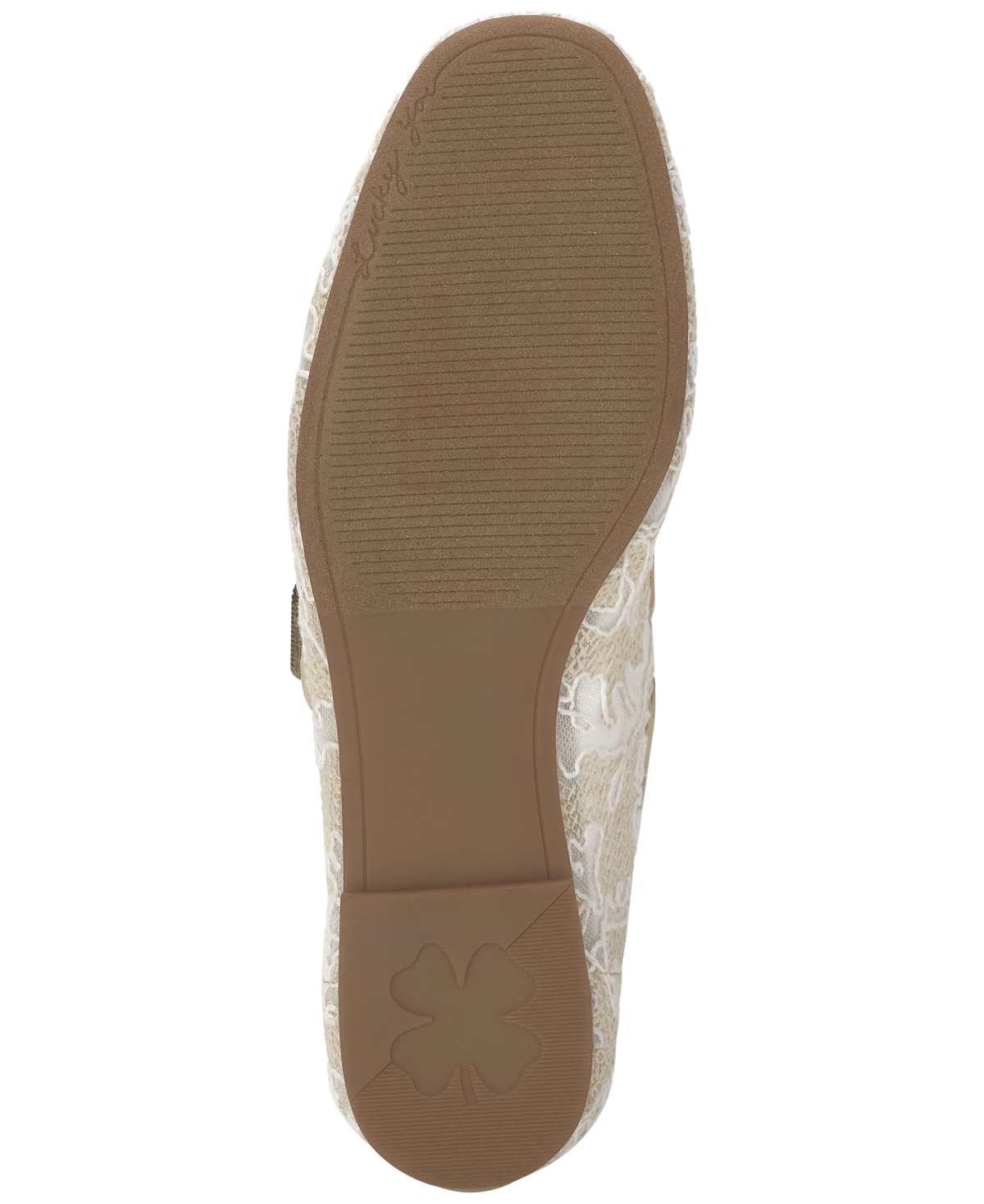Lucky Brand Women's Tannyr Burnout Lace Mary Jane Ballet Flats