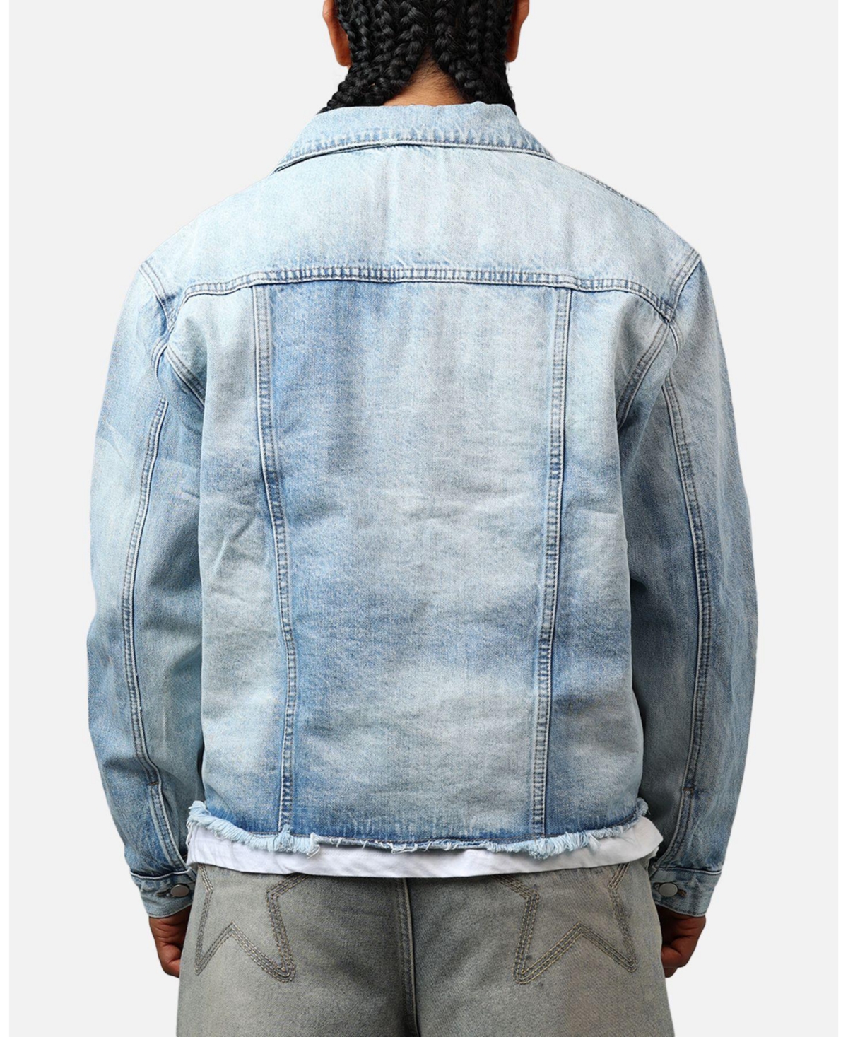 Loiter Men's Sun Washed Denim Jacket