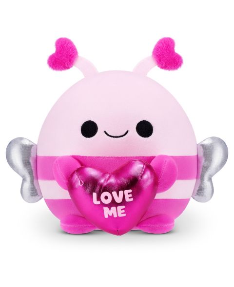 Детские мягкие игрушки ZURU Snackles S2 Valentine 8" Bumblebee, цвет: Разноцветный