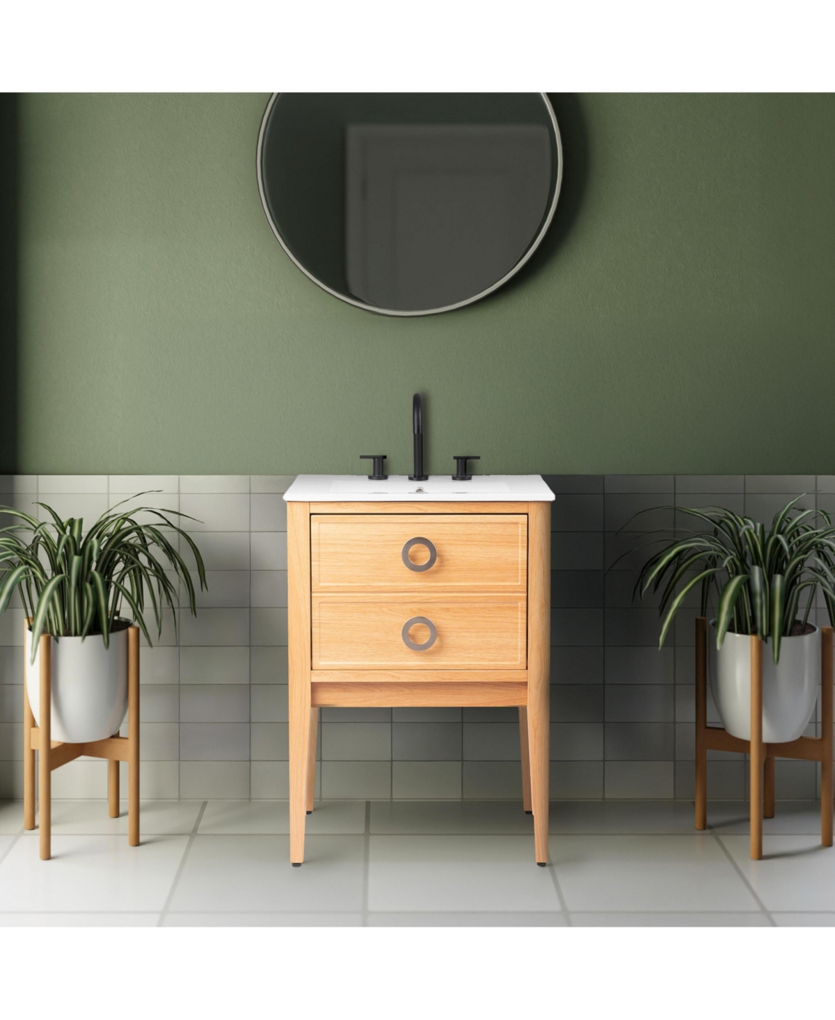 Jonathan Y Corbin Classic 1-Drawer Bath Vanity Base Only (Sink Basin Not Included