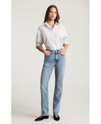 Women's New York Straight Leg In Dark Vintage Classic Blue