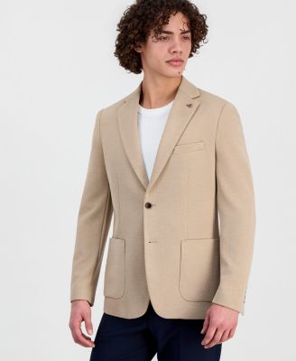 Men's Slim-Fit Waffle Stretch Sport Coat