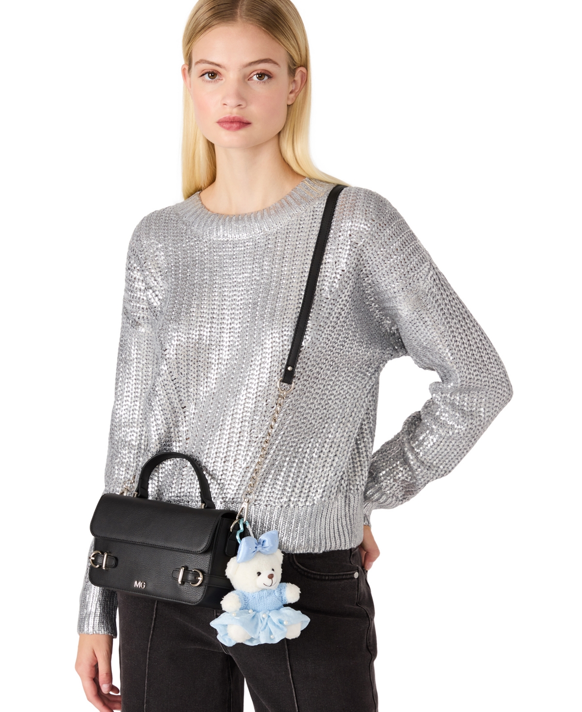 Madden Girl Cherry Pom Pom Bag Charms