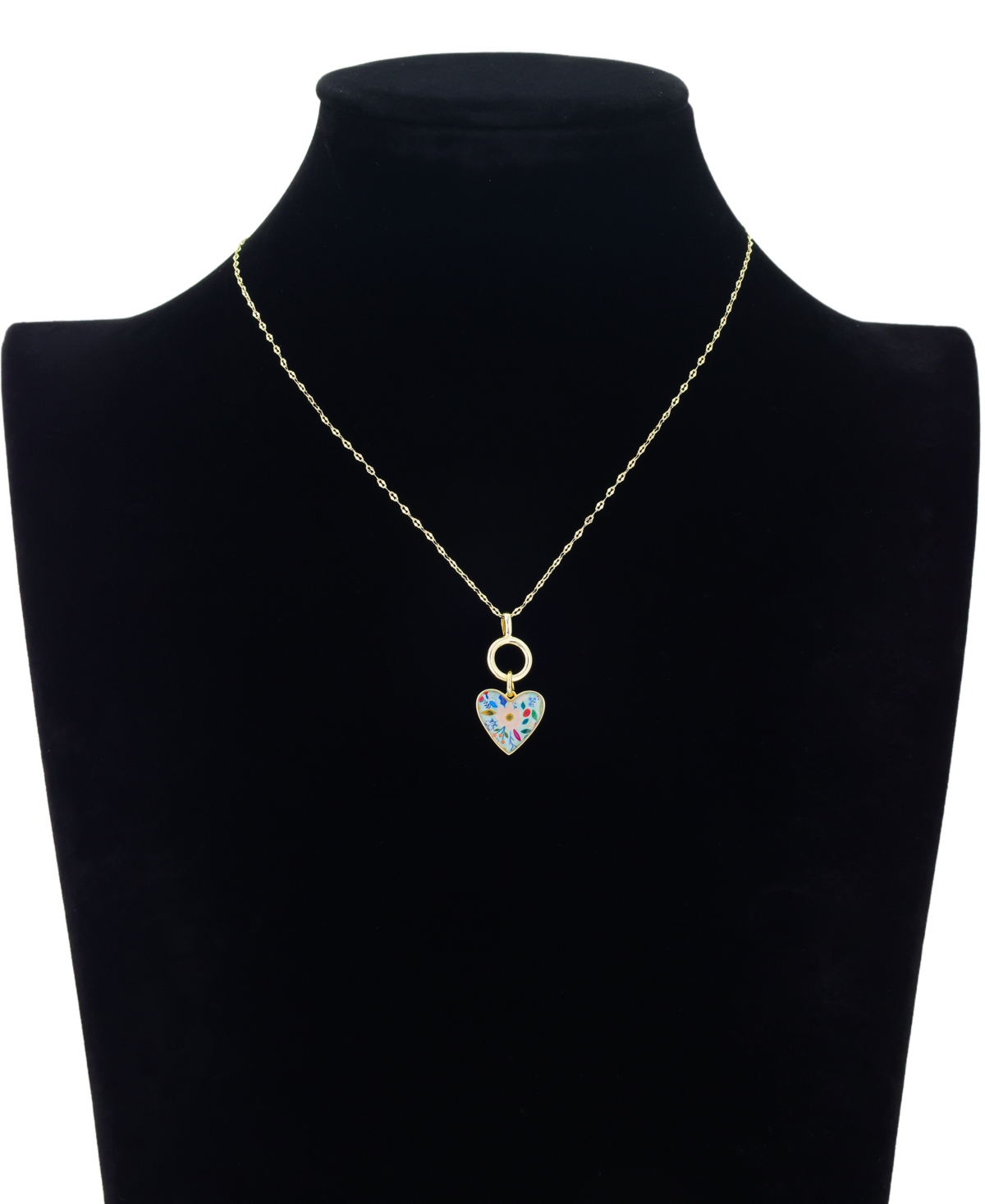 Unwritten Gold Plated Heart Pendant Necklace In Gold