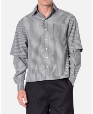 Loiter Men's Double Layer Pinstripe Shirt