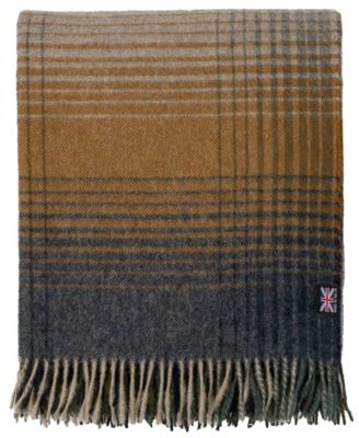 Highland Tweeds Shetland Lambswool Throw, 55 " x 72"