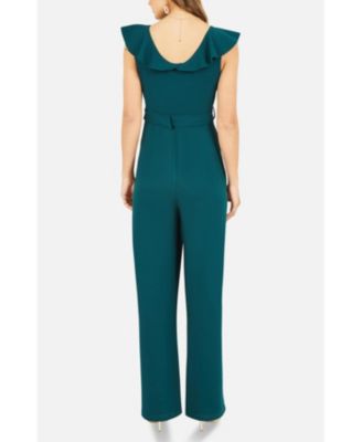 Women's Sleeveless V Neck Jumpsuit