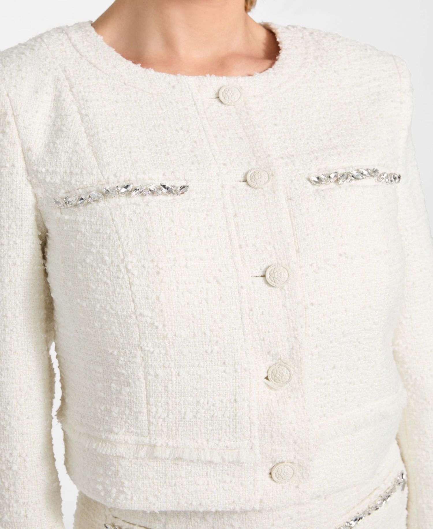 Women's Clotilde Tweed Cropped Jacket