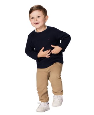 Boys' Toddler 2T-4T Thermal T-Shirt, Jersey T-Shirt and Jogger, 3-Piece Set