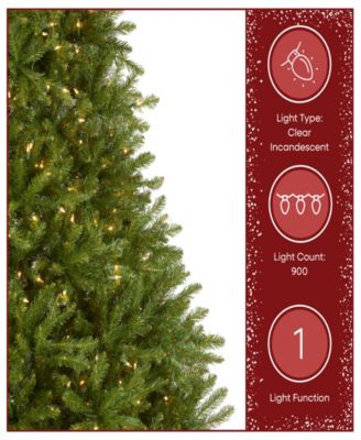 National Tree 9' Dunhill Fir Tree with 900 Clear Lights and PowerConnect ™