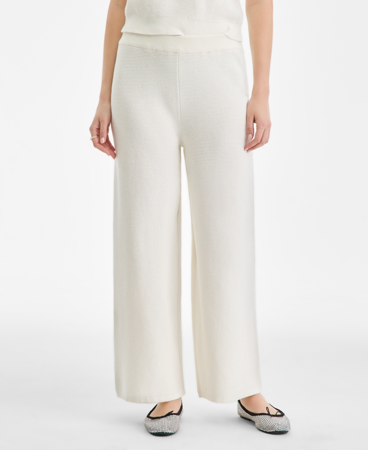 On 34th Women's High Rise Pull-On Sweater Pants, Macy's Exclusive