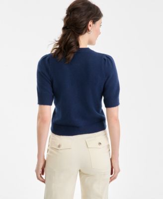 Women's Puff Sleeve Cardigan