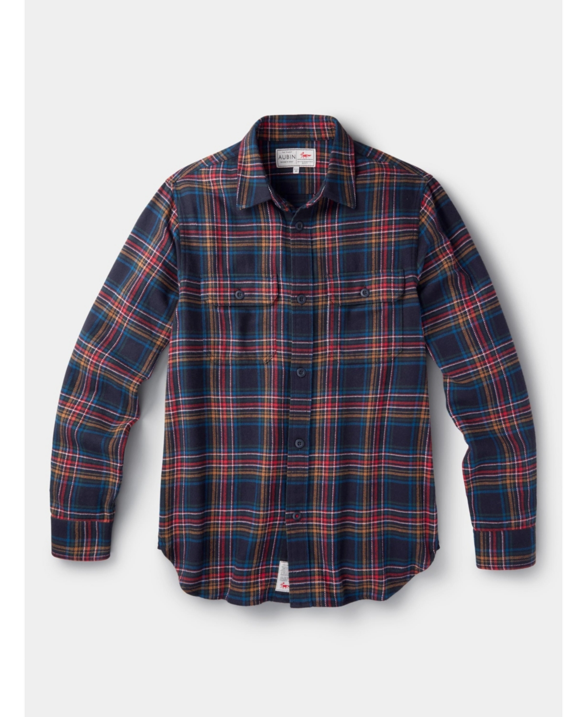 Aubin Men's Crowle Button Up Flannel Shirt