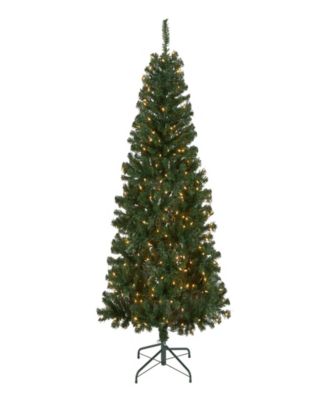 Acacia Pre-lit Christmas Tree with 300 Clear Incandescent Lights, 6'