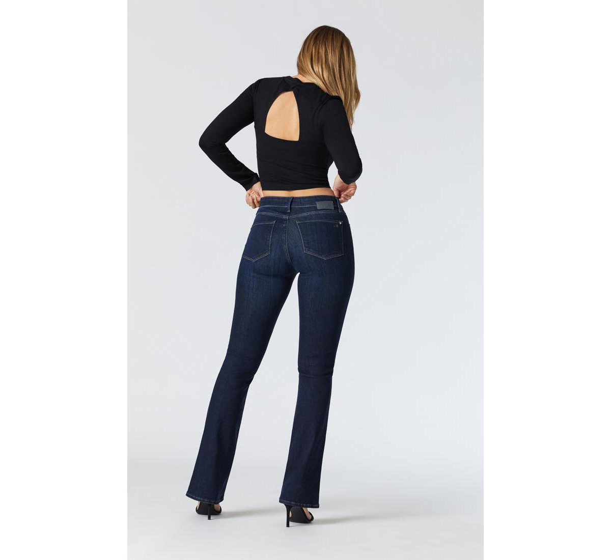 Mavi Jeans Women's Molly Mid Rise Bootcut Deep Supersoft