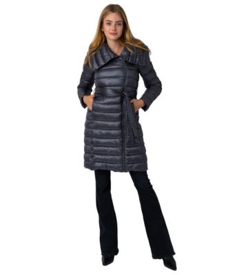 Women's ASYM PUFFER 38" BELTED
