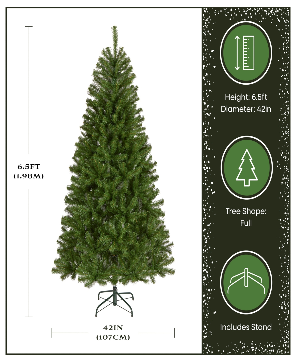 National Tree Company 6.5' North Valley Spruce Tree