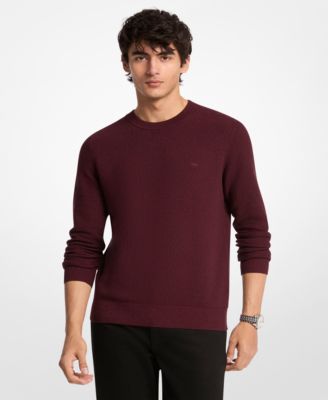 Men's Mouline Textured Crewneck Sweater