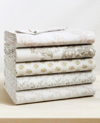 Ultra-Soft Turkish Cotton Flannel Winter Floral Print Sheet Set