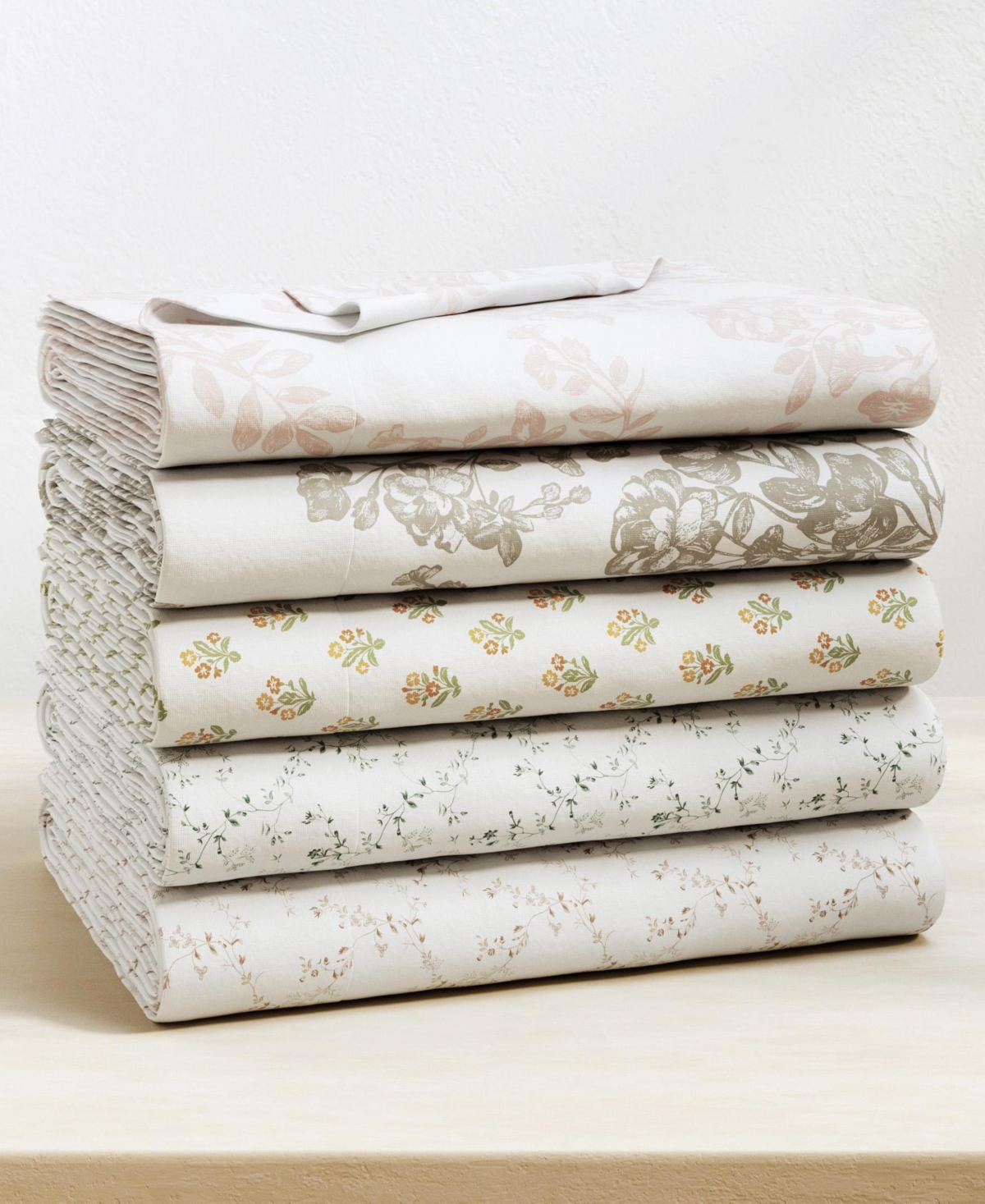 Linery & Co. 100% Turkish Cotton Flannel Printed Sheet Set