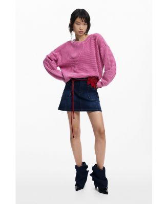 Women's Embroidered knit sweater