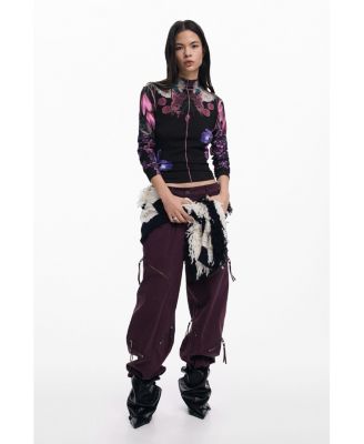 Women's Mirror flowers T-shirt