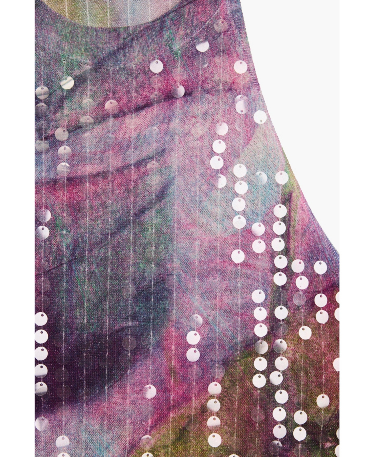 Desigual Women's Halter paillette T-shirt