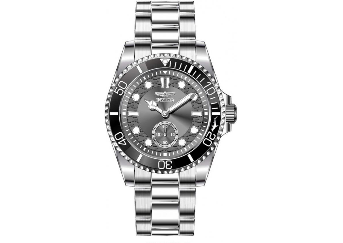Invicta Men's Pro Diver Quartz VD78 Charcoal Dial Watch