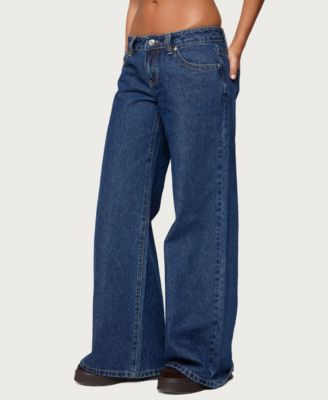 Women's Raiyne Low Rise Wide Leg Jeans