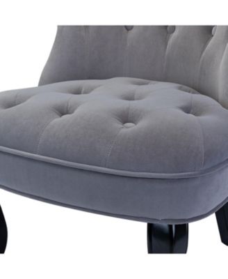 Upholstered Paolino Accent Chair with Button-tufted Back