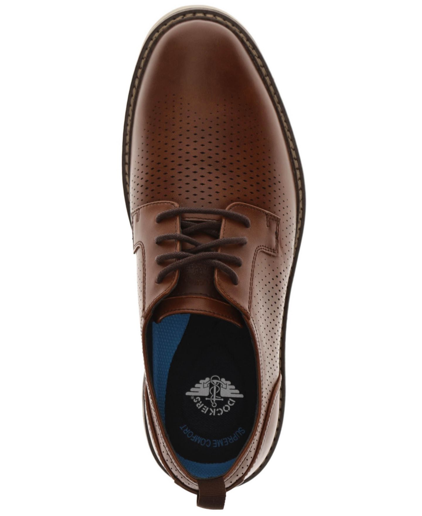 Обувь Dockers Men's Ezra Active Rebound Dress Casual Shoes, цвет: Чёрный — фото 8
