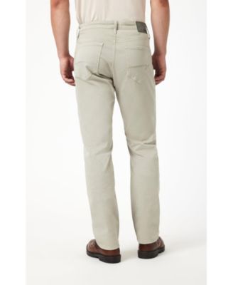 Men's Mavi Matt Relaxed Straight Leg In Silver Casual Twill